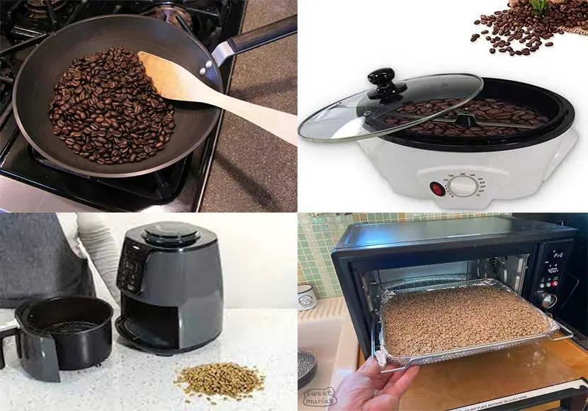 طرق تحميص القهوة في المنزل